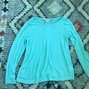 Lilly Pulitzer mint green thin long sleeve